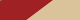red and beige